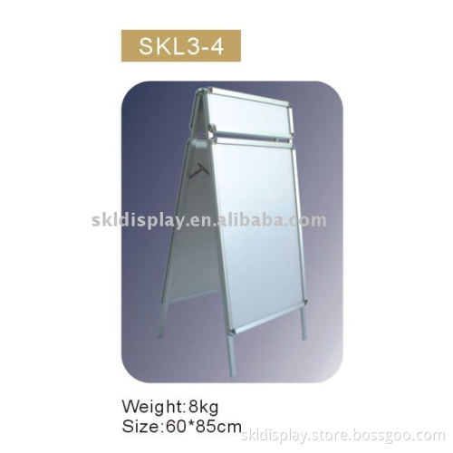 A Board double with header, poster stand
